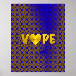Póster Psicodelic Retro Vape Heart