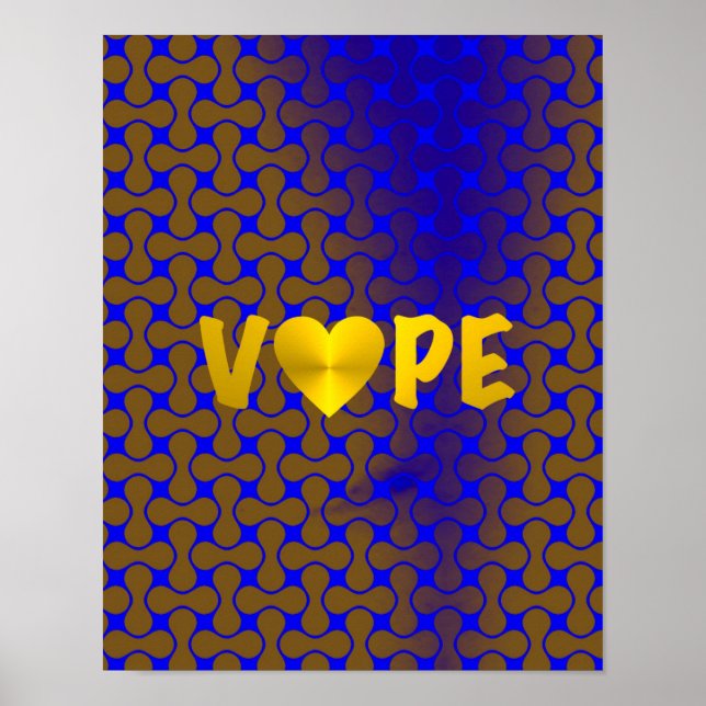 Póster Psicodelic Retro Vape Heart (Frente)