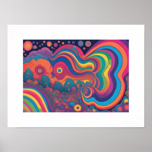 Póster Psicodélico (Frente)