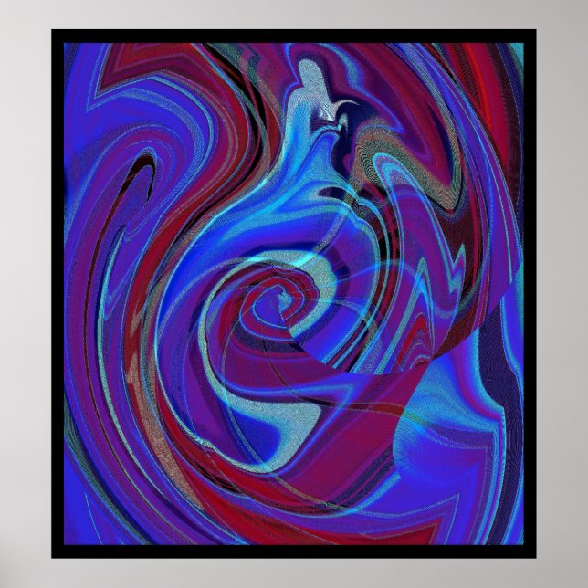 Póster Psicodélico Poster de faisanes norteamericanos (Frente)