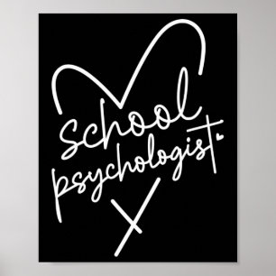 Póster Psicólogo Escolar Byck To School Mental Health P