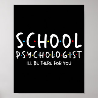 Póster Psicólogo Escolar Estaré Allí Para - Psicología
