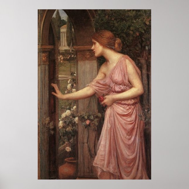 Póster Psique abriendo la puerta al jardín de Cupido - 19 (Frente)