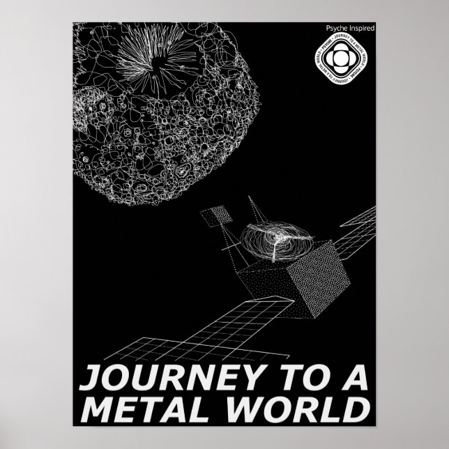 Póster Psique fuera del Poster oscuro (Frente)