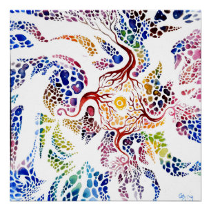 Póster Psiquiátrico vs espíritu