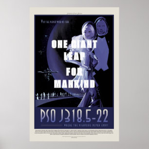 Póster PSO J318.5-22 - Turismo espacial
