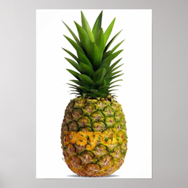 Póster Psych Pineapple (Frente)