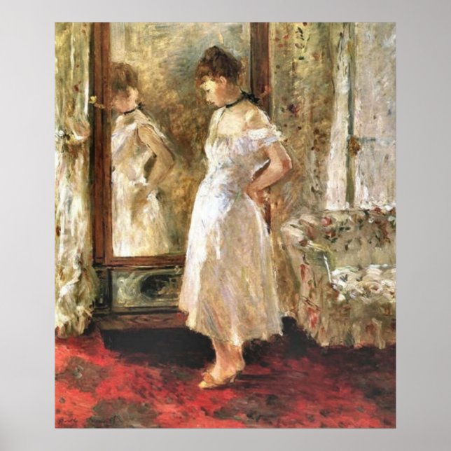 Póster Psyche Berthe Morisot Fine Ar (Frente)
