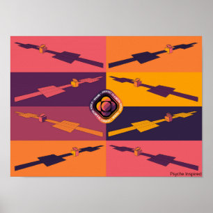 Póster Psyche Pop Poster