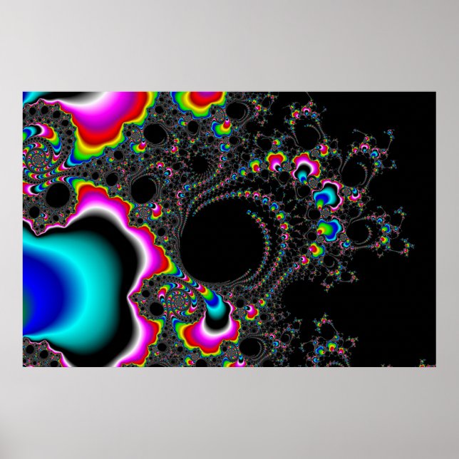 Póster Psychedelace - Fractal (Frente)