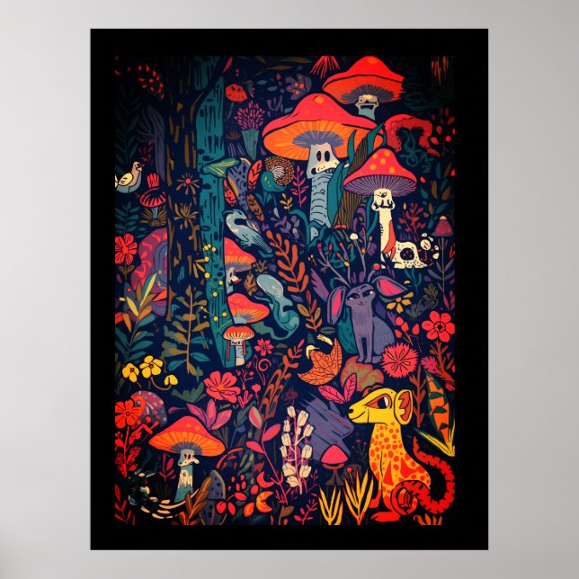 Póster Psychedelic poster (Frente)