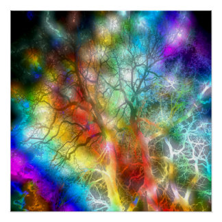 Póster Psychedelic Storm