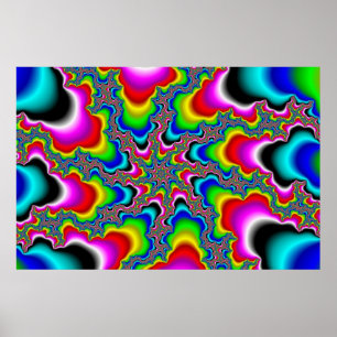 Póster Psychedelica - Poster fractal