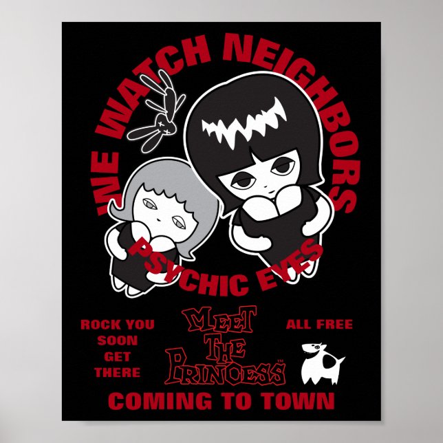 Póster Psychic Eyes Live (Frente)