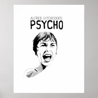 Póster Psycho Alfred Hitchcock