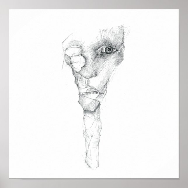 Póster Psycho-Gesicht (Frente)