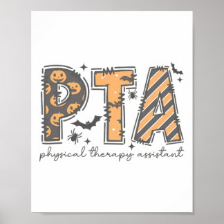 Póster Pta Halloween Terapia Física Istant Spooky Autum