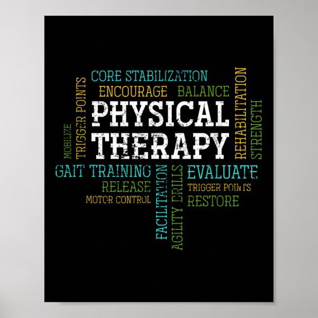 Póster Pta Physical Motivational Therapy Gift Physical Th (Frente)
