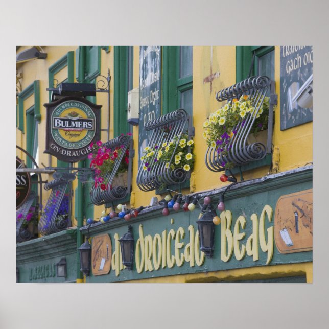 Póster Pub, Dingle, Península de Dingle, Condado de Kerry (Frente)