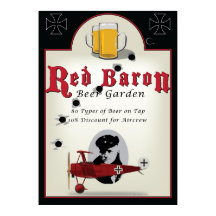 Pub Rótulo, Red Baron Beer Garden