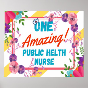 Póster Public Health Nurse Appreciation Gift Idea