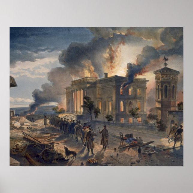 Póster Public Library and Temple of the Winds, plate from (Frente)
