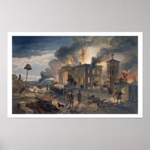 Póster Public Library and Temple of the Winds, plate from