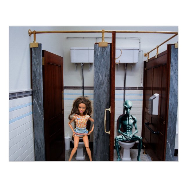 Póster Public Rest Rooms. (Anverso)