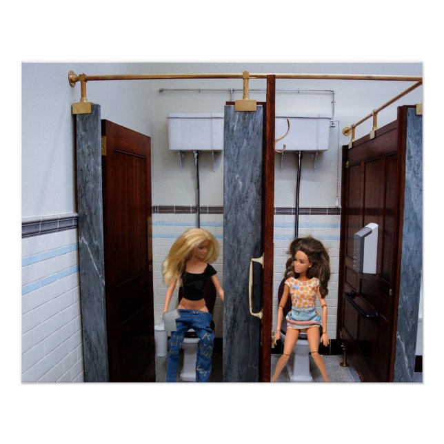 Póster Public Rest Rooms. (Anverso)