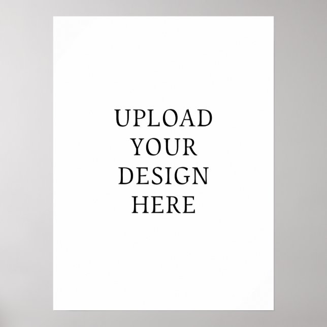 Póster Publica tu diseño Carga de letrero de 18" x 24" (Frente)
