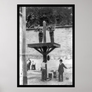 Póster Publicación azotadora en Delaware 1907