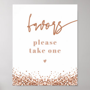 Póster Publicación de favores de fiesta de boda con lente