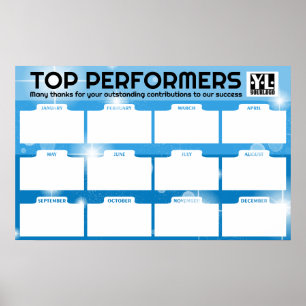 Póster Publicación de la exposición de la foto de varios 