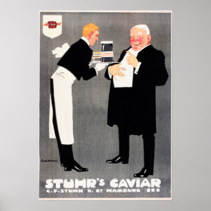 Póster Publicidad de alimentos CAVIAR de STUHR: Ludwig Ho