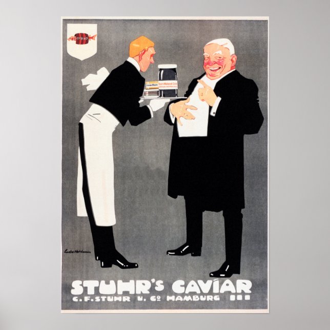 Póster Publicidad de alimentos CAVIAR de STUHR: Ludwig Ho (Frente)