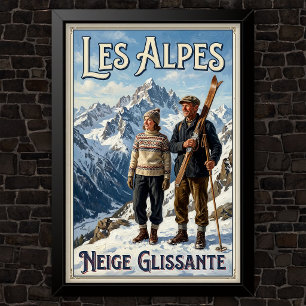 Póster Publicidad de moda vintage de los años 20