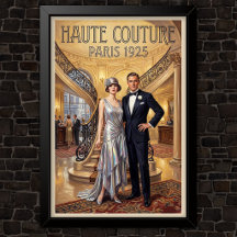 Publicidad de moda vintage de los años 20