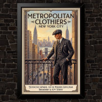Publicidad de moda vintage de los años 20