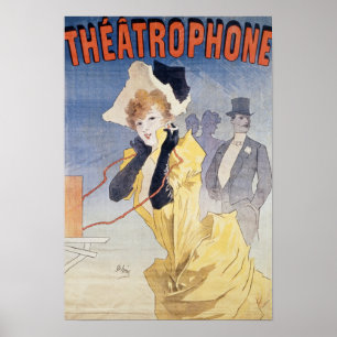 Póster Publicidad de poster el 'Theatrophone
