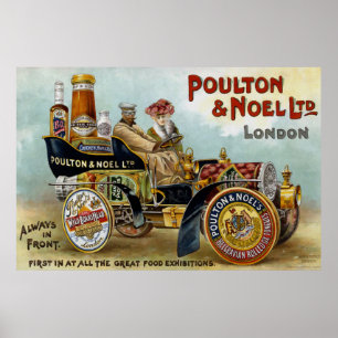 Póster Publicidad de Poulton y Noel Vintage