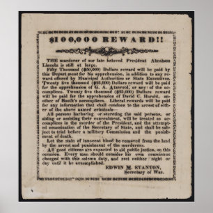 Póster Publicidad de recompensa