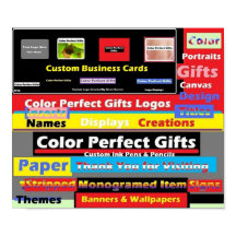 Publicidad de regalos perfectos de color