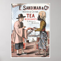 Publicidad de té de cosecha antigua Australia Melb