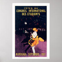 Publicidad de vino de Burdeos de septiembre de 190