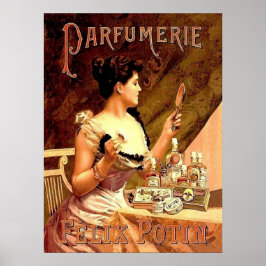 Póster Publicidad de Vintage de Perfume Shop