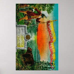 Póster Publicidad del Festival Portola (explorador)