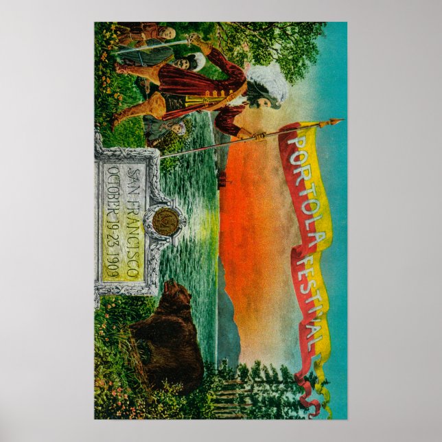 Póster Publicidad del Festival Portola (explorador) (Frente)