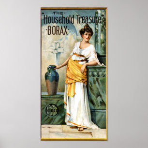 Póster Publicidad del tesoro de los hogares de jabón de b