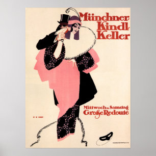 Póster Publicidad en grandes almacenes de Munich Hans Rud