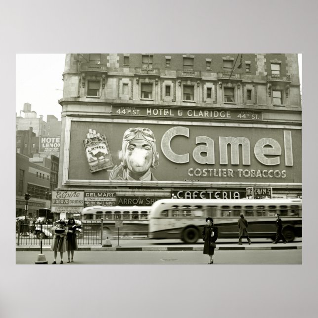 Póster Publicidad en Times Square: 1943 (Frente)